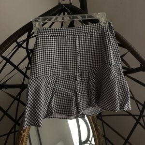 Hollister Gingham skirt